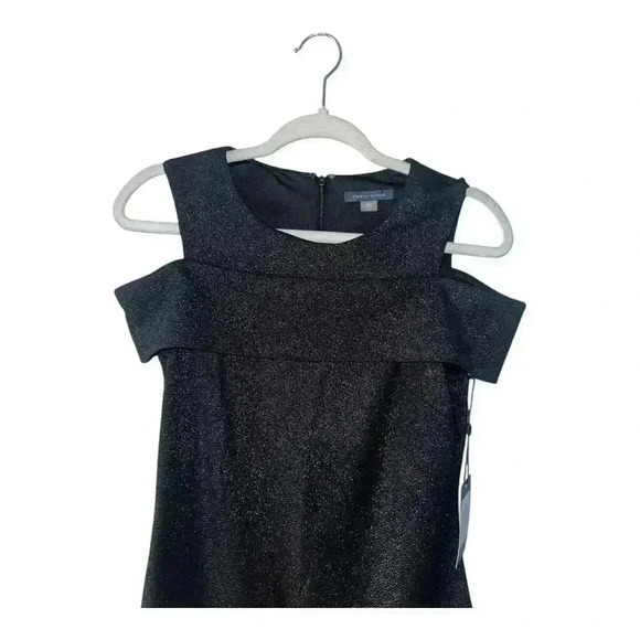 Tommy Hilfiger Black Cold Shoulder Sheath Dress, Size 6 - Picture 4 of 7